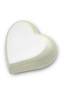 Mini-urne en laiton coeur ivoire et blanc